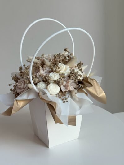 Candle Flower Basket – Złoty - obrazek 4