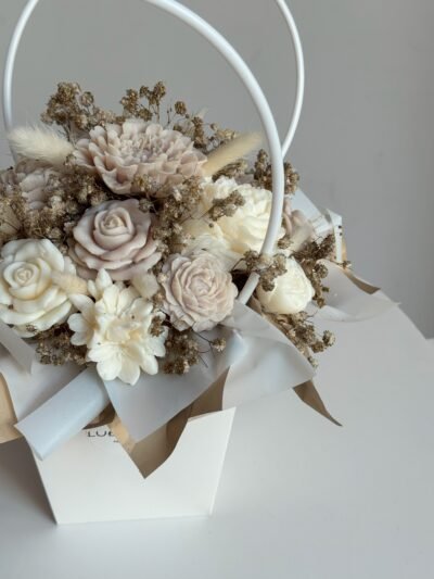 Candle Flower Basket – Złoty - obrazek 2