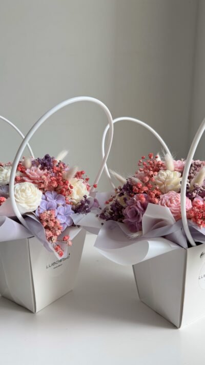 Candle Flower Basket - Kolorowy - obrazek 4