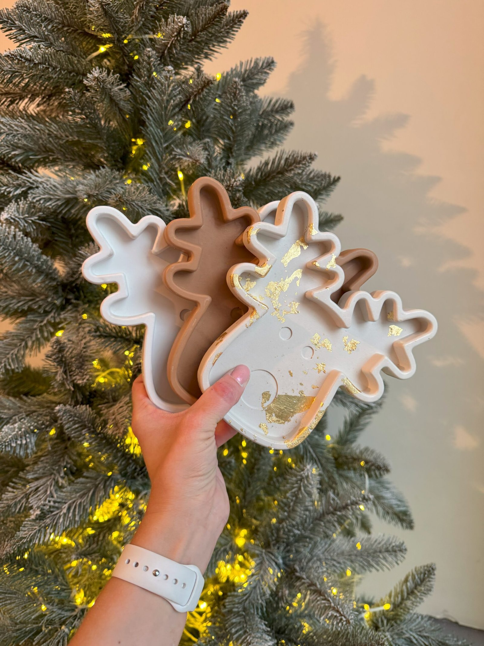 Świąteczna Podstawki z gipsu na prezent - Grudzień - obrazek 2