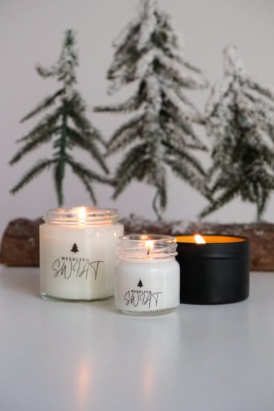 Świąteczne świece sojowe w słoiczku 100 ml - obrazek 2
