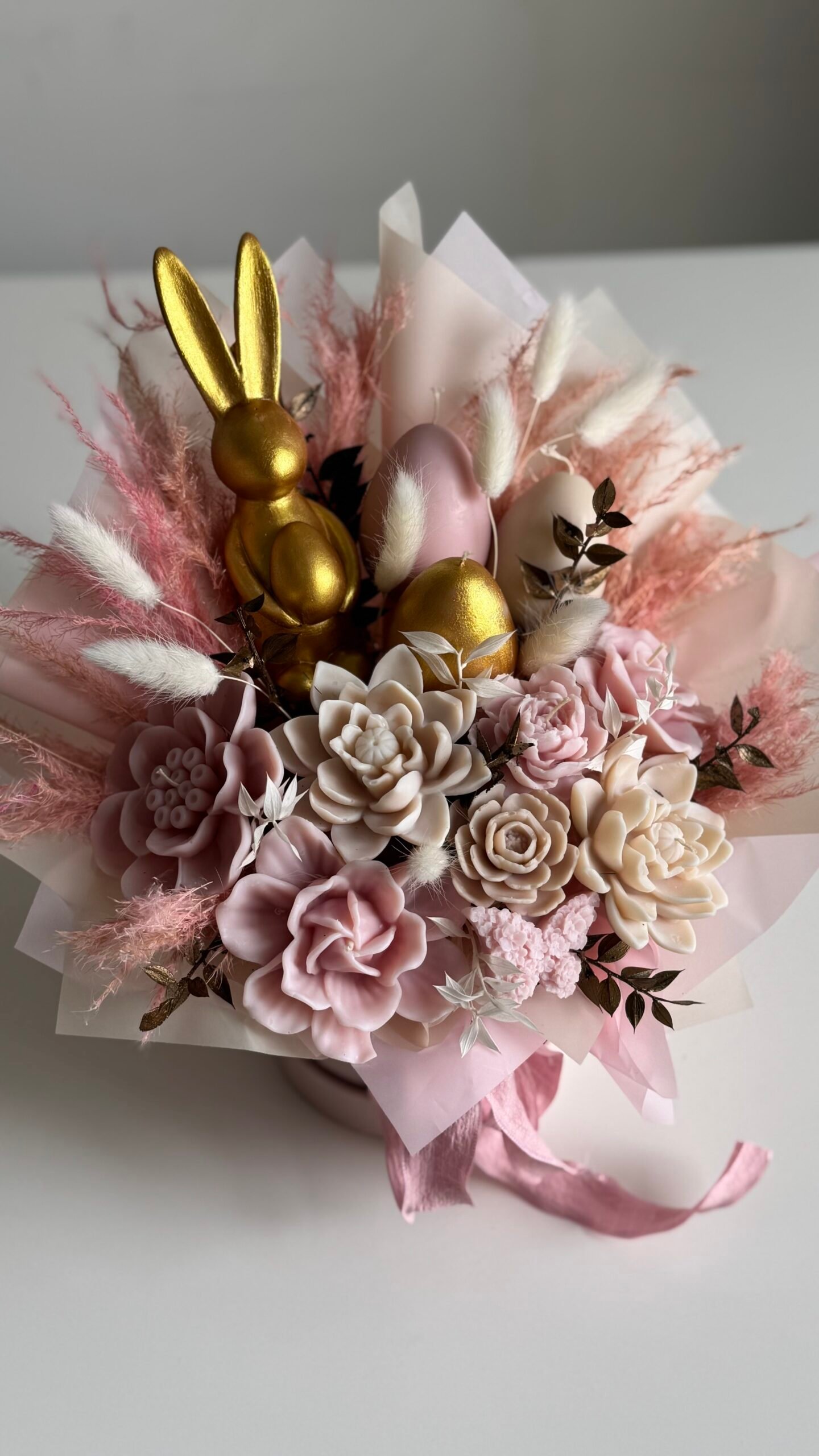 Wielkanocny Flower Box ze Świecami Sojowymi - obrazek 3