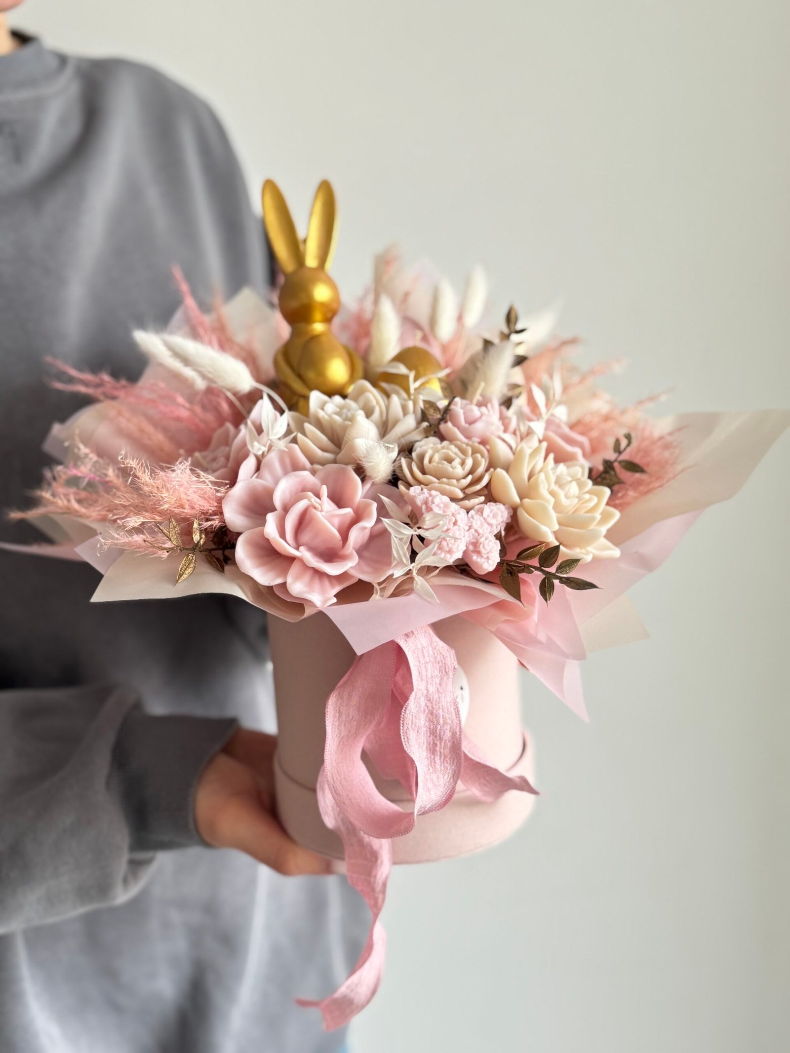 Wielkanocny Flower Box ze Świecami Sojowymi - obrazek 6