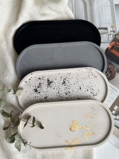 Stylowe podstawki handmade na prezent - Owalna M - obrazek 5