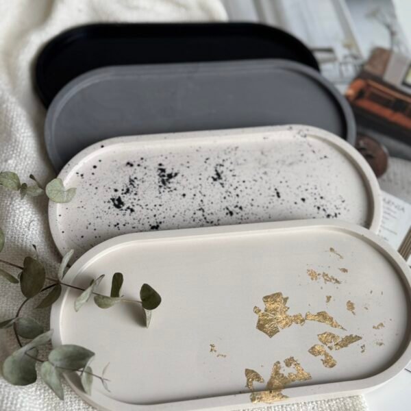 Stylowe podstawki handmade na prezent - Owalna M