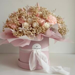 Flower Box ze świec sojowych -  Luksusowy prezent dla kobiety
