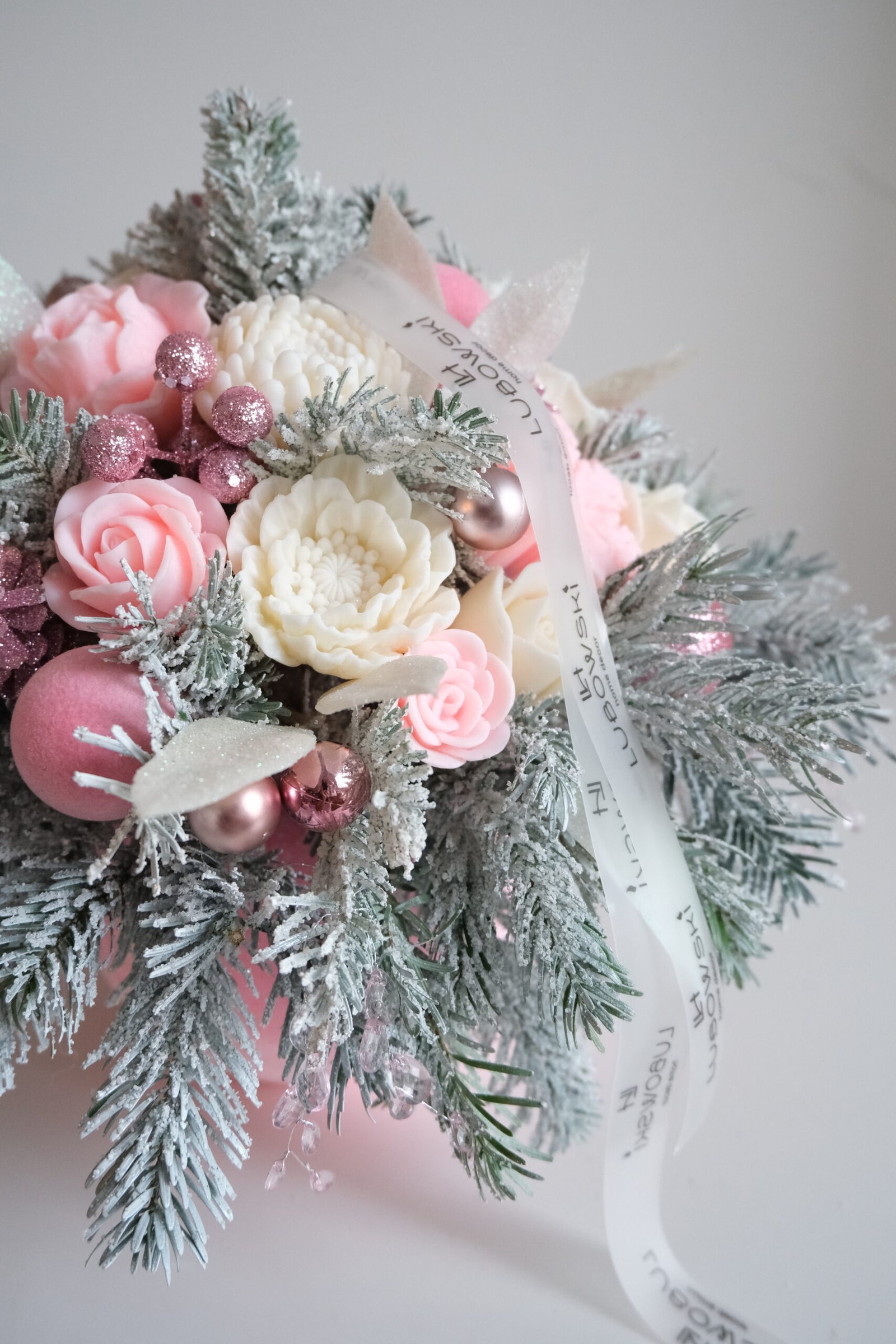 Świąteczny ozdobny box – kompozycja świąteczna do domu - obrazek 4