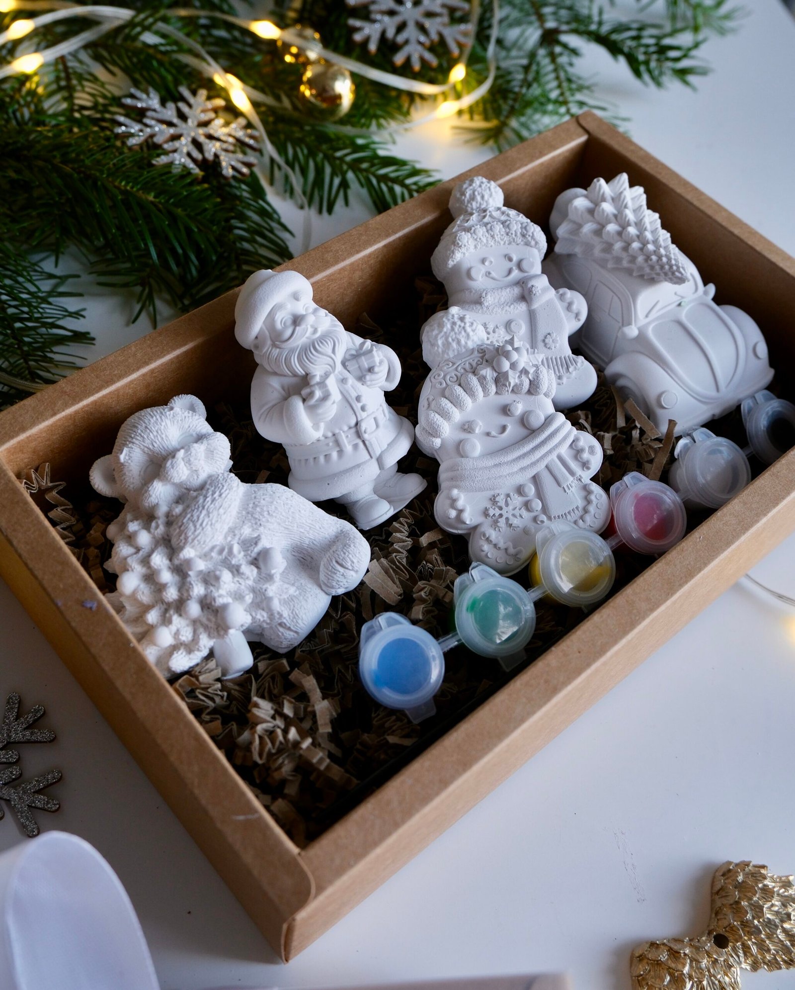 Prezent kreatywny dla dziecka – zestaw do malowania z gipsu - obrazek 2