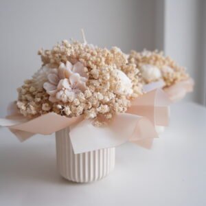 Bukiet Kwiatów M Beżowe