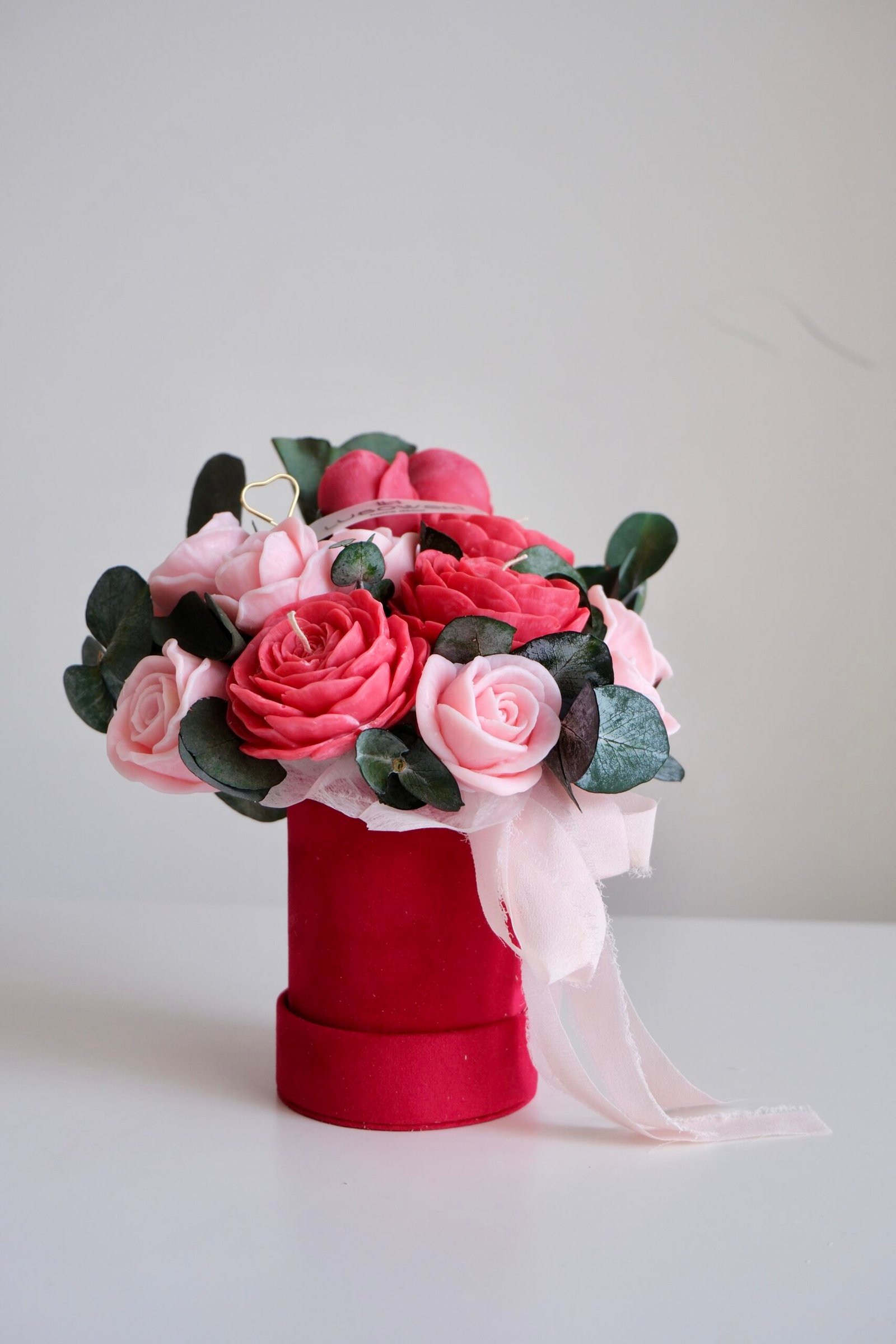 Flower Box Czerwono-Różowy Premium