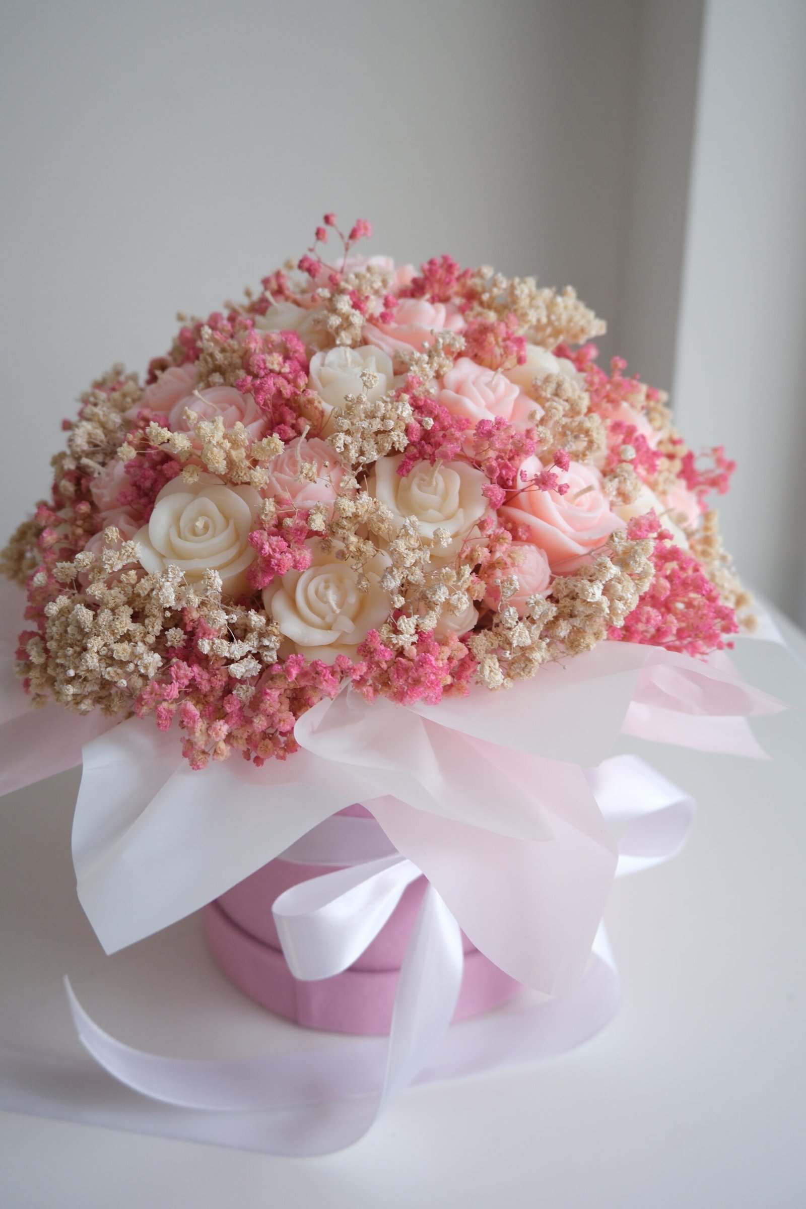 Flower Box ze Świeczek sojowych - Róży - obrazek 5