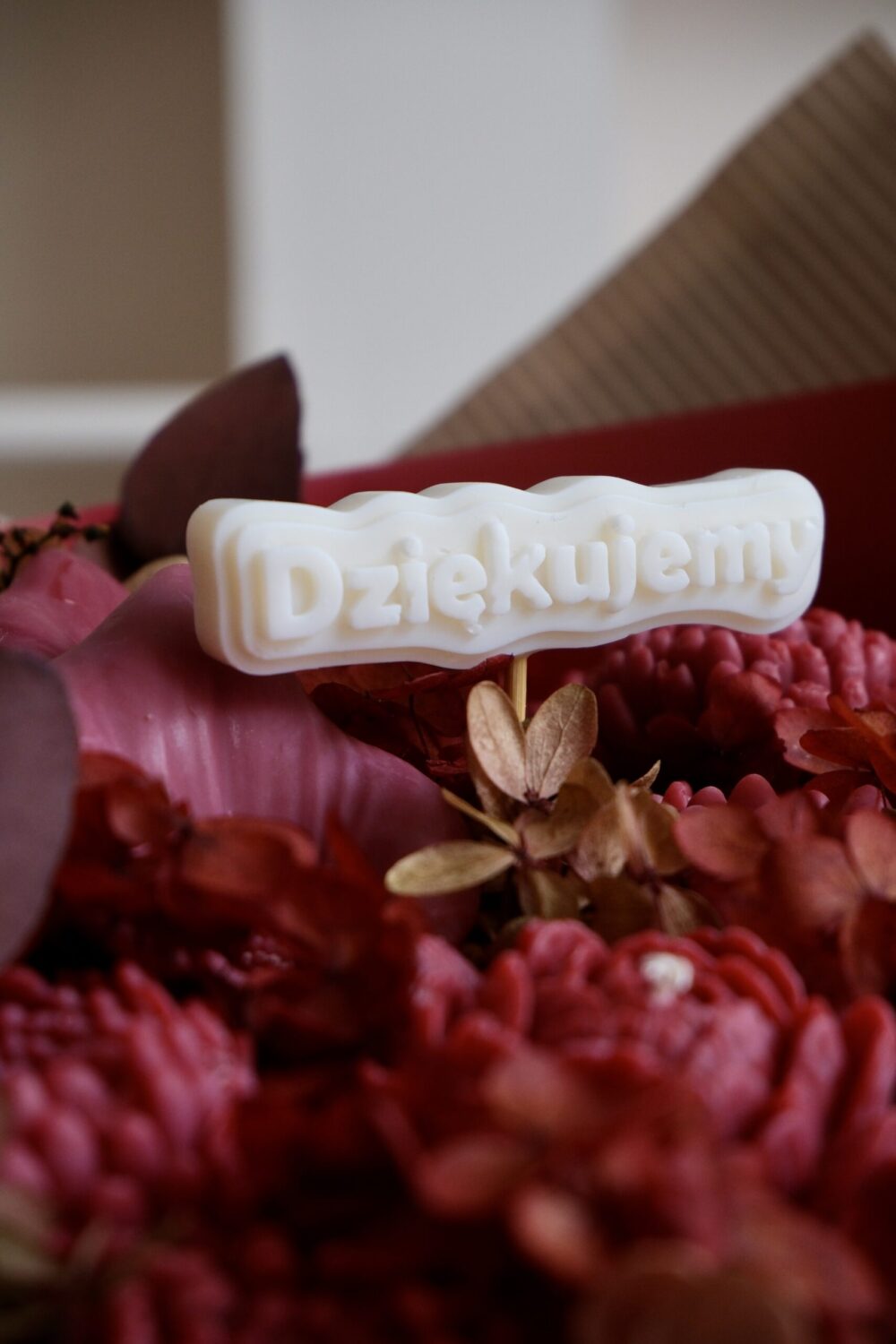 Topper „Dziękuję” i „Dziękujemy” do Flower Boxa